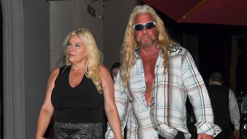 LOS ANGELES, CA - SEPTEMBER 07: Duane Chapman and Beth Chapman are seen on September 07, 2017 in Los Angeles, California.  (Photo by PG/Bauer-Griffin/GC Images)