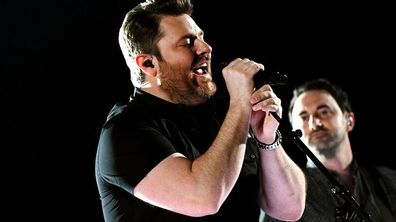LAS VEGAS, NV - APRIL 15:  Chris Young peforms onstage during the 53rd Academy of Country Music Awards at MGM Grand Garden Arena on April 15, 2018 in Las Vegas, Nevada.  (Photo by Ethan Miller/Getty Images)