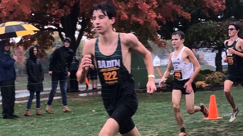 Badin’s Owen Mathews qualified for the Division II state cross country championships on Saturday. Contributed