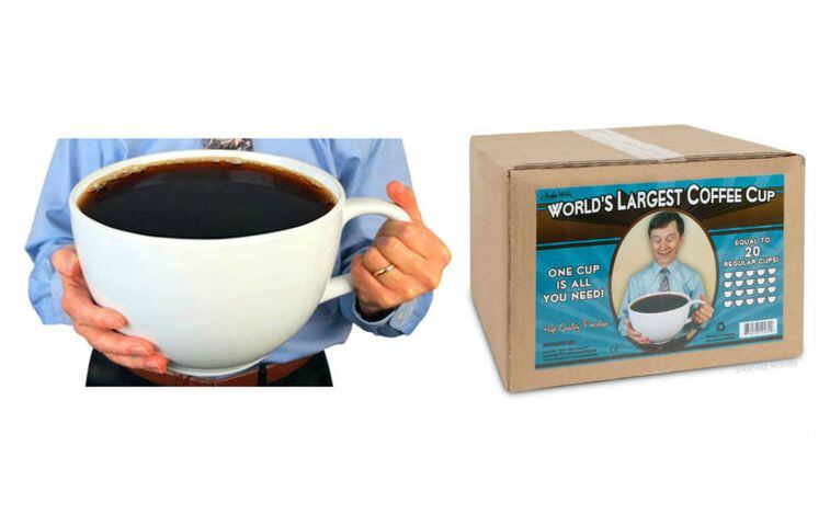 Holiday gag gifts: World's largest coffee cup