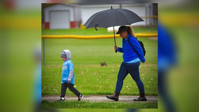 It was a rainy and cooler Thursday, May 6, in the Miami Valley. MARSHALL GORBY/STAFF