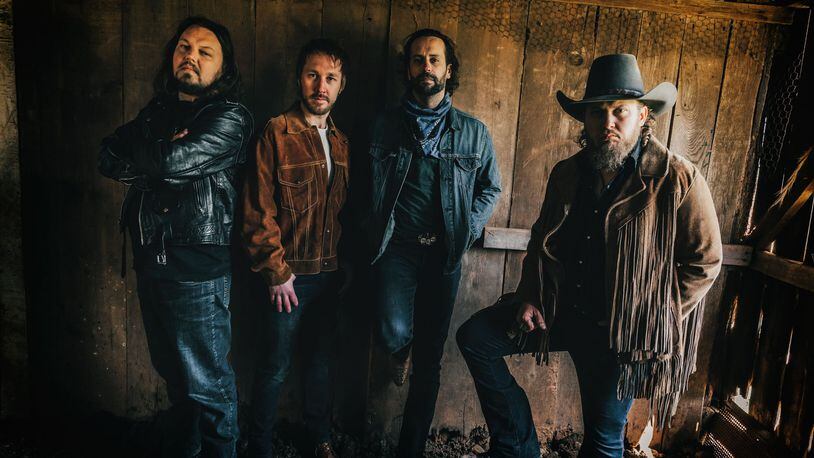Southern rockers the Steel Woods, (left to right) Johnny Stanton, Isaac Senty, Tyler Powers and Wes Bayliss, bring its tour for “All of Your Stones” to JD Legends in Franklin on Saturday, Aug. 14. CONTRIBUTED