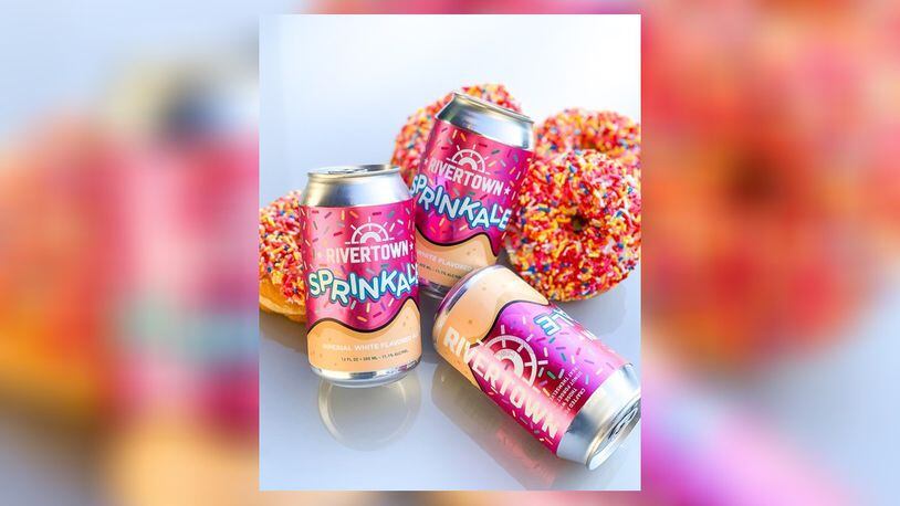 SprinkAle, an Imperial White Ale, was brewed with sprinkled doughnuts from each of the 11 Donut Trail shops. The beer also features Ohio-grown wheat, malt, and hops. CONTRIBUTED