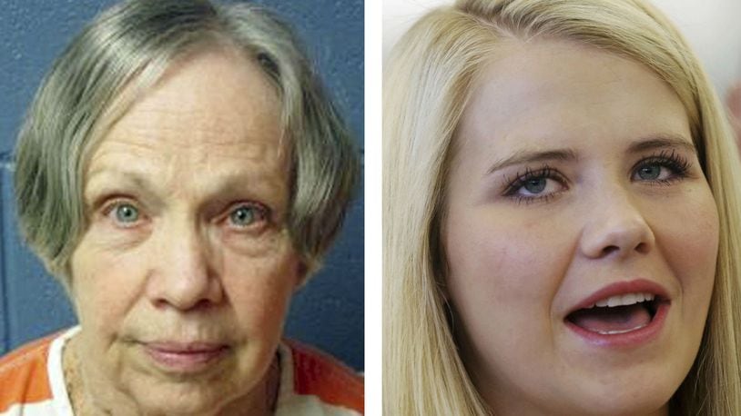 Wanda Barzee, left, has been denied parole in connection with the 2002 kidnapping of Elizabeth Smart, seen at right in 2017, from her Salt Lake City home, as well as a plot to kidnap Smart's cousin. Barzee, 72, is serving a 15-year sentence in the Utah State Prison, while her husband and mastermind of the kidnapping, Brian David Mitchell, serves life in federal prison.