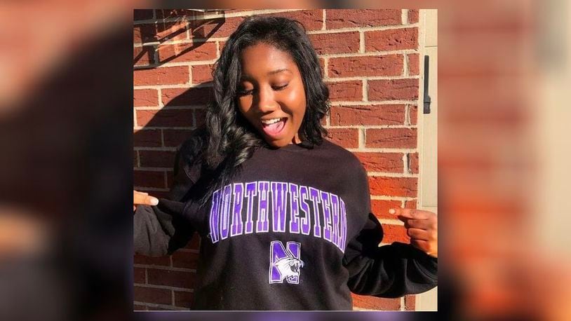 Simone Scott, 19, a 2020 Mason High School graduate and freshman at Northwestern University, died Friday for unknown reasons. SUBMITTED PHOTO