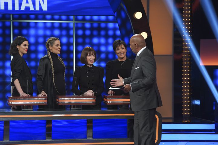 Photos: Kardashians vs. West on ABC’s ‘Celebrity Family Feud’