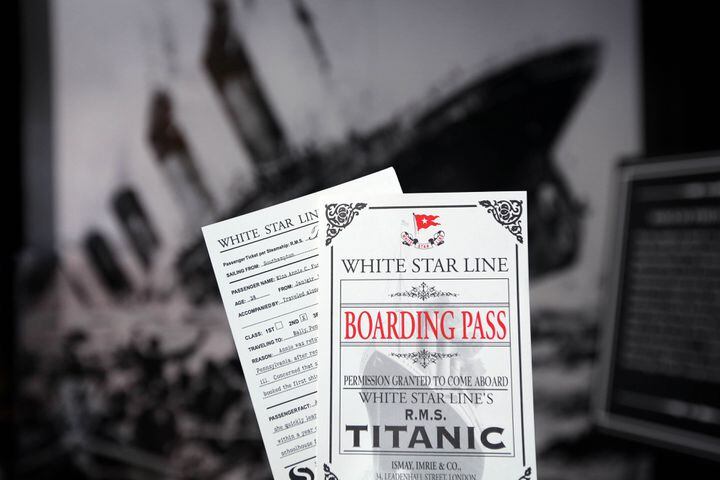 Titanic Science Museum Exhibit