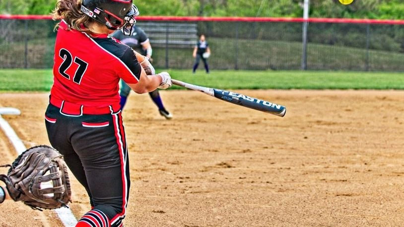 Lakota West junior KK Mathis is one of the top hitters and pitchers in the Greater Miami Conference. Mathis recently hit her 11th home run to become the single-season leader in program history. Through Thursday's games, she was 13-1 with a 1.24 ERA in the pitcher's circle. Lou Spinazzola/CONTRIBUTED