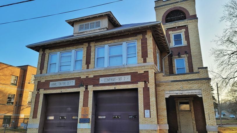 This former Hamilton fire station at 1224 Shuler Ave. may eventually be occupied by an expansion of Wave Pool, an arts and immigration-assistance organization in Cincinnati's Camp Washington neighborhood. NICK GRAHAM / STAFF