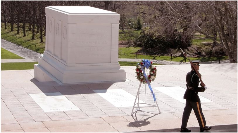 A group of four veterans from Franklin American Legion Post 149 are scheduled to place a wreath Saturday at the Tomb of the Unknown Soldier in Arlington National Cemetery. They will lay the wreath at the memorial on behalf of 72 area veterans who are participating in an Honor Flight visit.