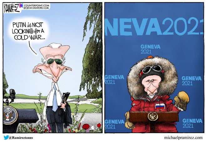 Week in cartoons: Biden and Putin, Juneteenth and more