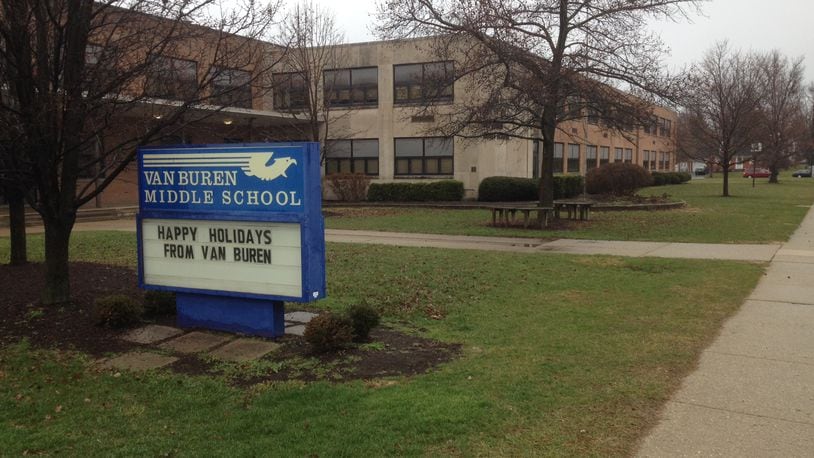 Police plan to recommend a felony charge against a Kettering Van Buren Middle School student who reportedly was searching gun sites while at school. NICK BLIZZARD/STAFF