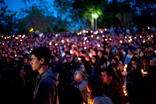 Vigil held for those killed in Santa Barbara shooting