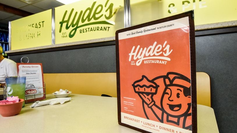 Hyde’s Restaurant reopened last June after a week-long remodel of the interior, which added new flooring, new ceiling and lighting and some decorative touches to the interior. NICK GRAHAM/STAFF