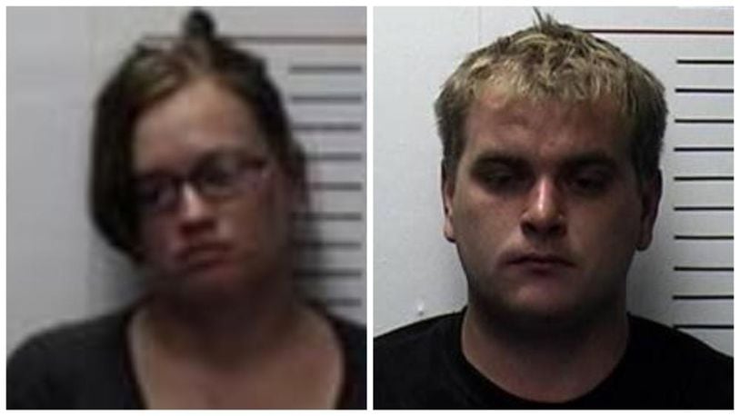 Nathan Klepinger (right) and Stacy Brown are charged in a series of crimes targeting their Middletown neighbors.