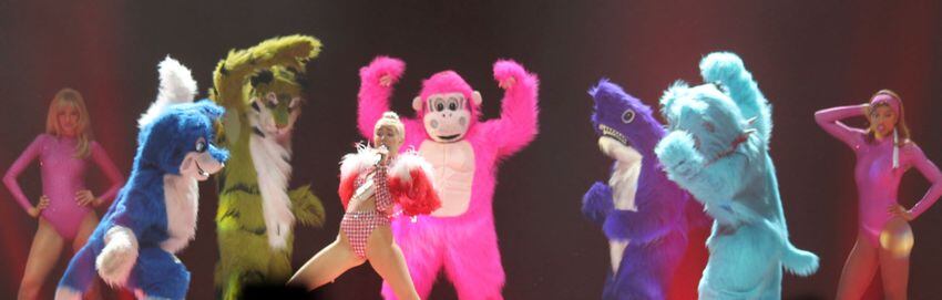 Miley Cyrus, Lily Allen at Consol Energy Center