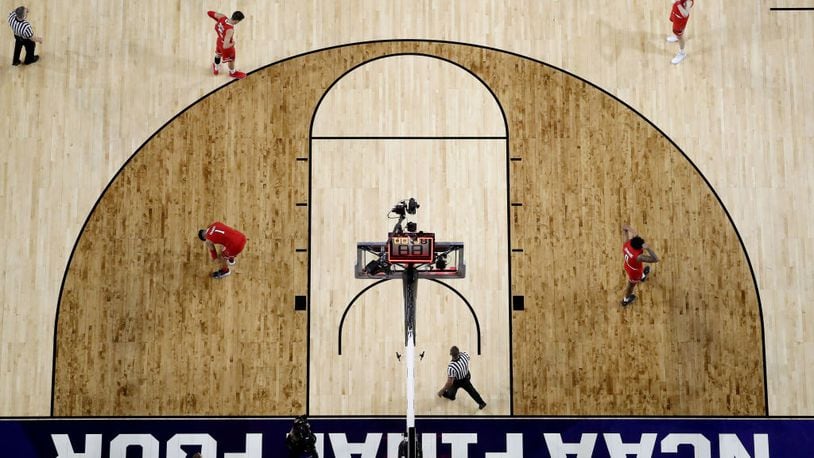 MINNEAPOLIS, MINNESOTA - APRIL 08:  The Texas Tech Red Raiders react after their 85-77 loss to the Virginia Cavaliers in the 2019 NCAA men's Final Four National Championship game at U.S. Bank Stadium on April 08, 2019 in Minneapolis, Minnesota. (Photo by Streeter Lecka/Getty Images)