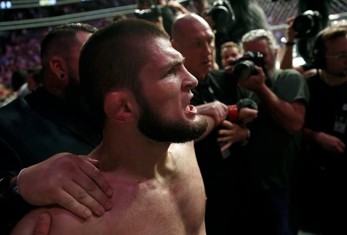 Photos: Brawl at UFC 229 after Nurmagomedov chokes out McGregor
