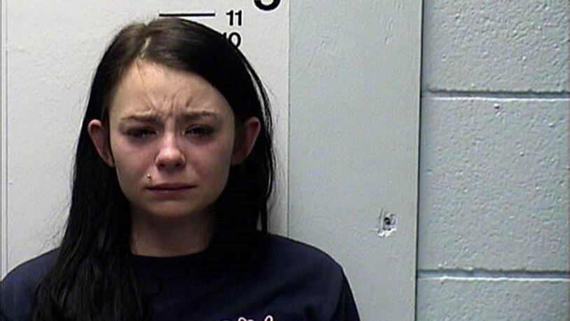 Hillary Fuller-Solarzano allegedly overdosed in her car while her 2-year-old daughter was in a car seat in the back seat, according to a Middletown, Ohio, police report. (Photo by Middletown Police Department)