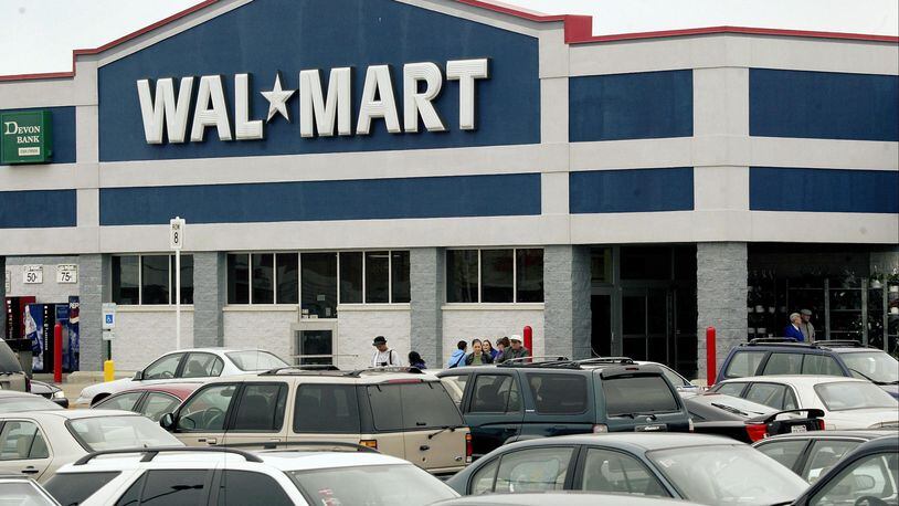 A slow pursuit took place in a Walmart parking lot in South Carolina on Wednesday.
