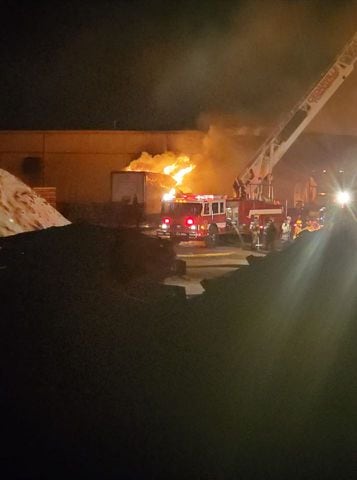 PHOTOS: Flames seen in BDL Supply fire in South Charleston
