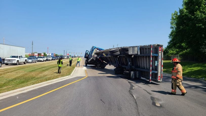 Eastbound Ohio 63 in Monroe is closed Friday afternoon following a non-injury crash that happened about 3:35 p.m. MONROE POLICE DEPARTMENT