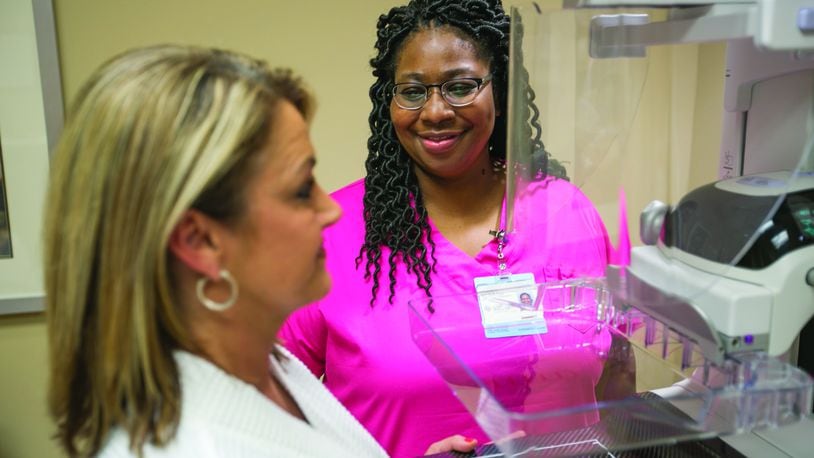 Breast health services are part of an array of services offered at the new Comprehensive Women's Center at Atrium Medical Center in Middletown. CONTRIBUTED