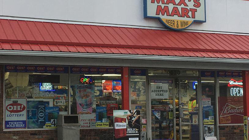 Someone broke into Max’s Mart, 2020 Tytus Ave., Saturday morning and stole $2,000, two beers, cigarettes and a bong, according to a Middletown police report. RICK McCRABB/STAFF