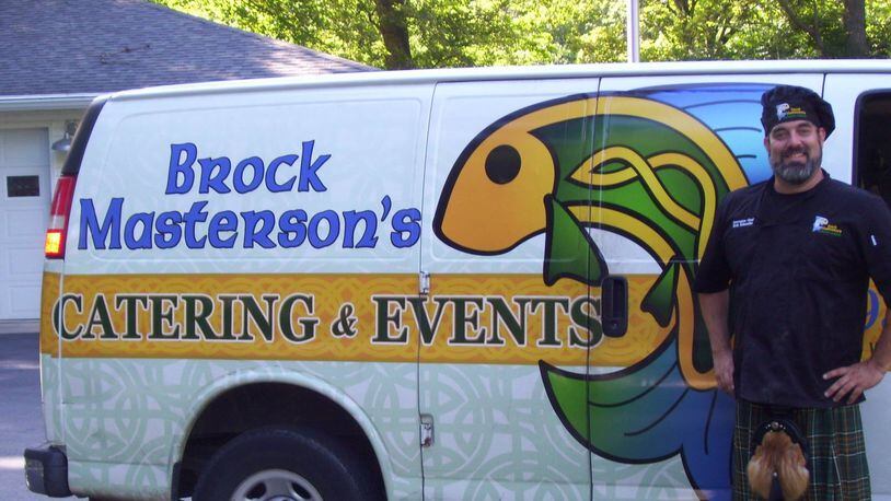 A Brock Masterson's Catering Event van has been stolen.  Owner Rick Schaefer is pictured.