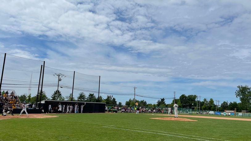 Badin plays Cleves Taylor in a Division II regional semifinal on Thursday, June 2, 2022, in Mason. Photo by Benjamin Conroy