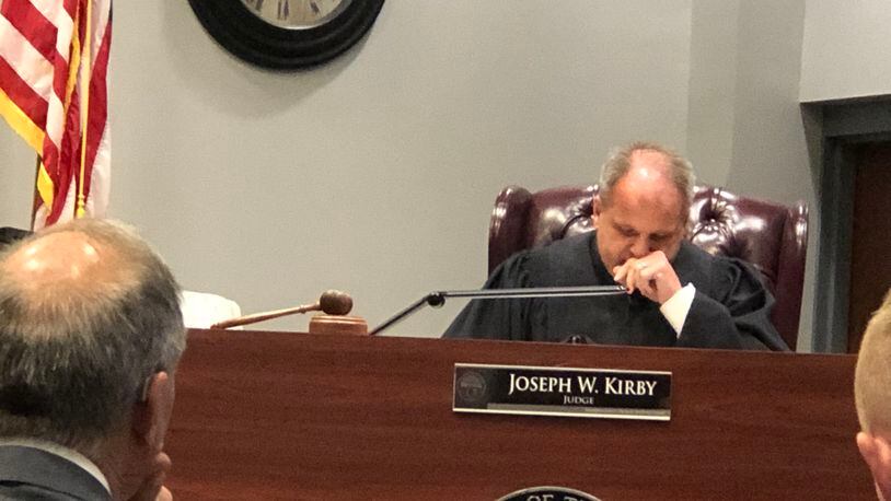 Warren County Juvenile Court Judge Joe Kirby ordered the 15-year-old Springboro student accused of his second school threat using social media in the past year to remain in detention. STAFF/LAWRENCE BUDD
