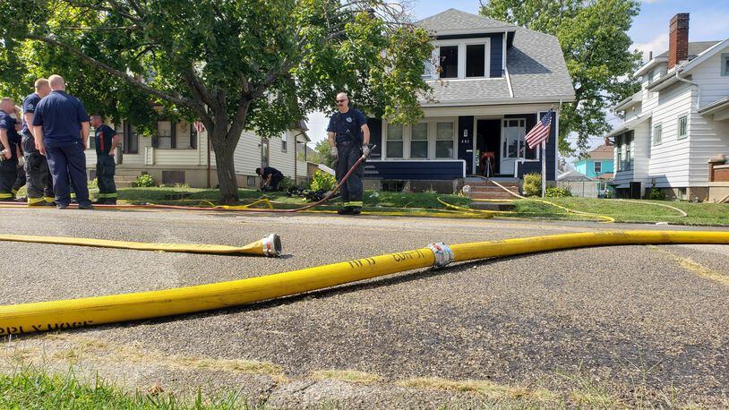 A fire has been reported on Cleveland Avenue on Tuesday, Sept. 17, 2019. The fire was reported in the 400 block around 12:30 p.m. Residents are out of the house, but there were no smoke or flames when our reporter arrived on the scene. NICK GRAHAM / STAFF