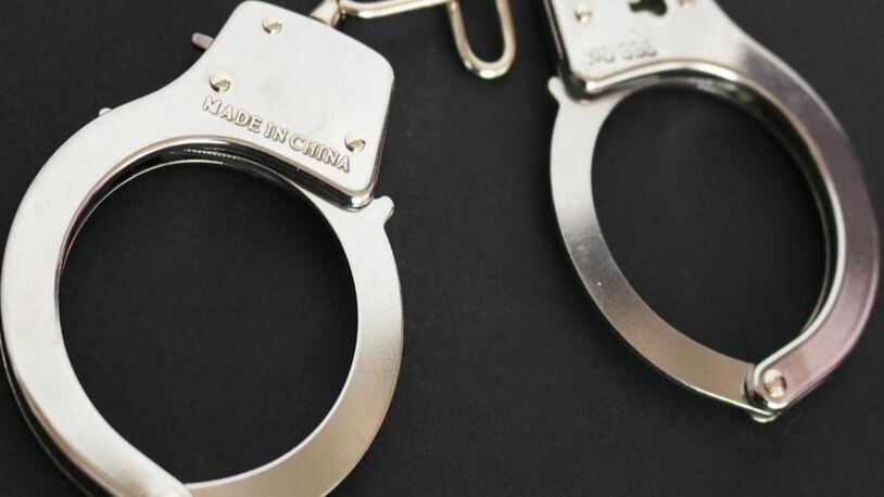 Stock photo of handcuffs.