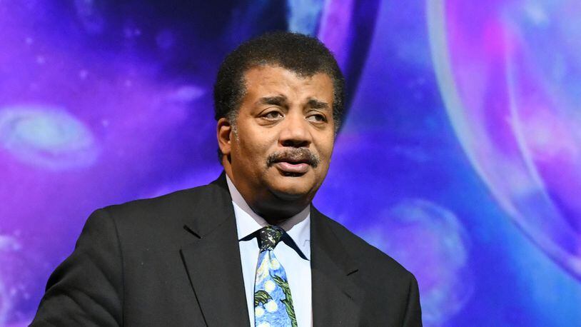 NEW YORK, NY - OCTOBER 23:  American Astrophysicist Neil deGrasse Tyson speaks onstage during the Onward18 Conference - Day 1 on October 23, 2018 in New York City.  (Photo by Craig Barritt/Getty Images for Onward18)