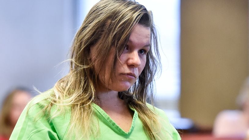 Saralin Walden of Hamilton was sentenced to five years in prison Tuesday after pleading guilty to involuntary manslaughter, a first-degree felony, for the death of her infant daughterin October 2018 last October. NICK GRAHAM/STAFF