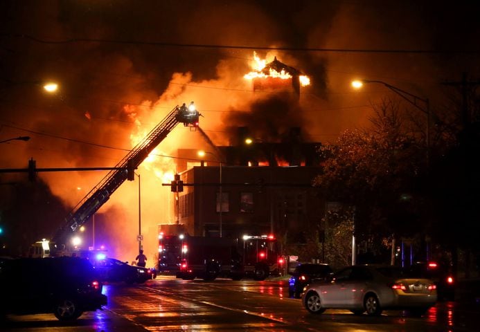Fires at former Hamilton paper mill