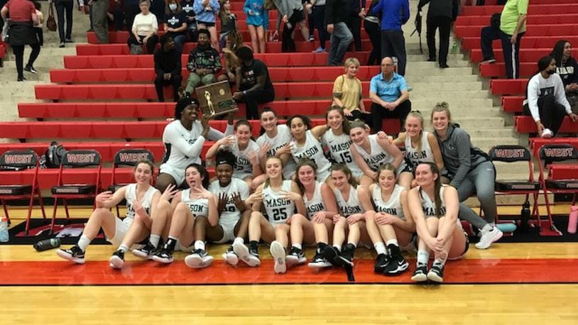 The Mason girls basketball team beat Mount Notre Dame on Saturday night to advance to the Division I state semifinals. Mike Dyer/WCPO.com