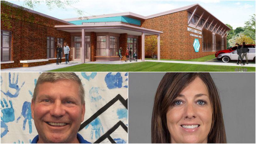 John Lindeman (bottom left), a retired Lakota Schools teacher and coach, will handle daily operations at the new Boys & Girls Club of West Chester/Liberty. Bridget Graber (bottom right), current program director and staff advisor for the University of Cincinnati Real Estate Center, will be the center’s chief executive officer.