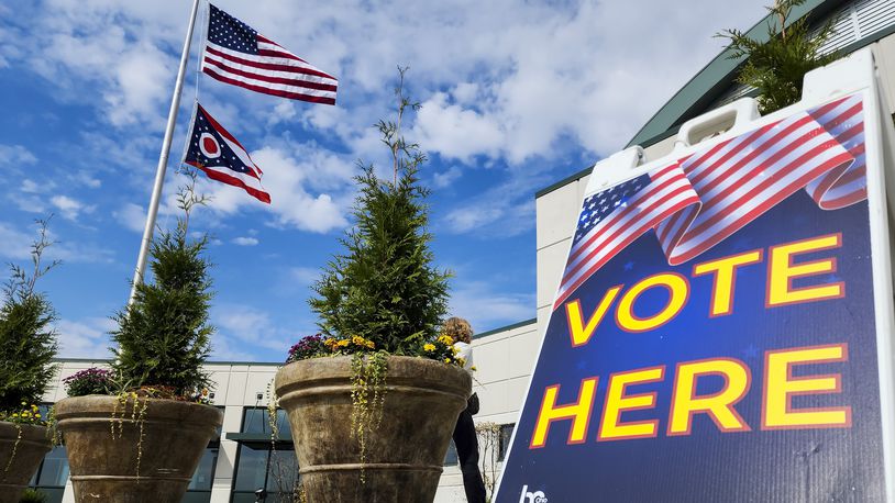 The first day of early voting for the Nov. 8 General Election was Wednesday, Oct. 12, 2022 at the Butler County Board of Elections. NICK GRAHAM/STAFF