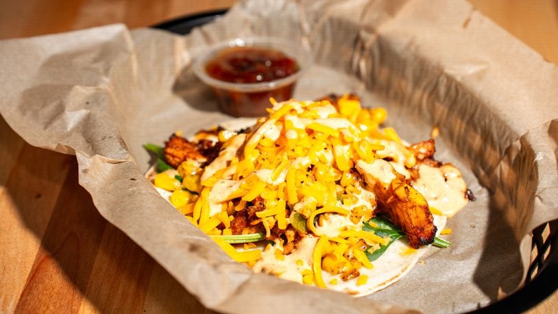 The Tipsy Chick taco from Torchy's Tacos, a restaurant set to open in Liberty Twp., the first in the Cincinnati market. CONTRIBUTED