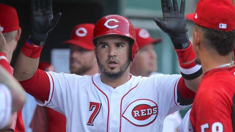 Eugenio Suarez has spent most of his career batting in run-producing spots in the lineup, but he’s working from a different angle this season.