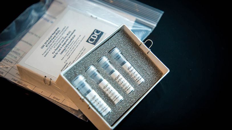This is a picture of CDC s laboratory test kit for severe acute respiratory syndrome coronavirus 2 (SARS-CoV-2). CDC tests are provided to U.S. state and local public health laboratories, and Department of Defense laboratories. (Courtesy of CDC)