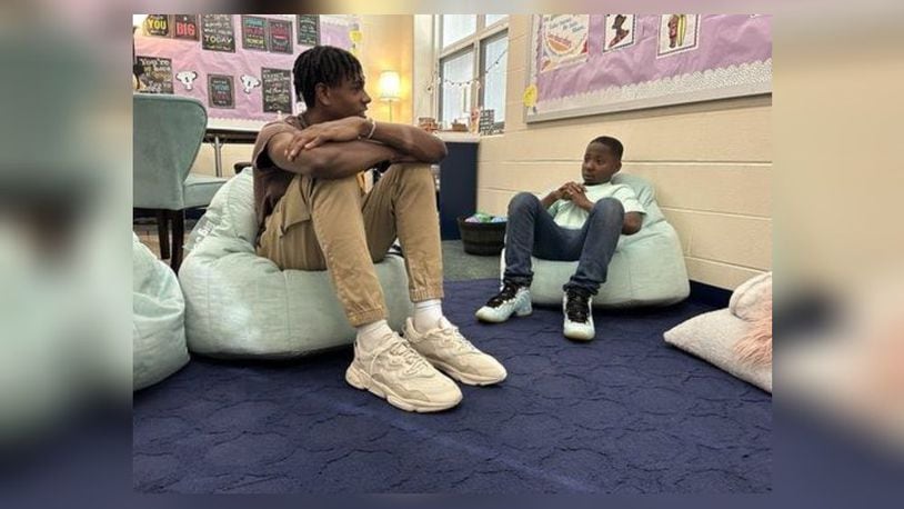The latest hustle play by a Middletown High School basketball star is taking place off the court as a volunteer mentor for an elementary student. The helping hand is all Izaiah Day’s, a senior bound to play men’s college ball, who meets regularly with a Creekview Elementary student he has mentored in recent weeks. CONTRIBUTED