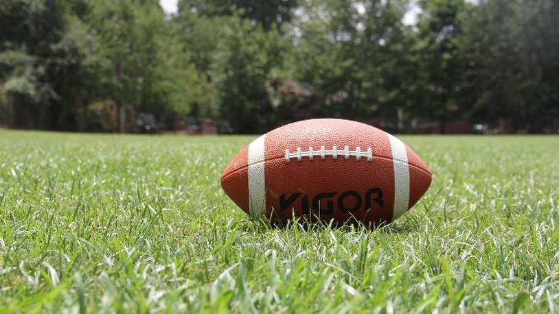 Stock photo of a football.