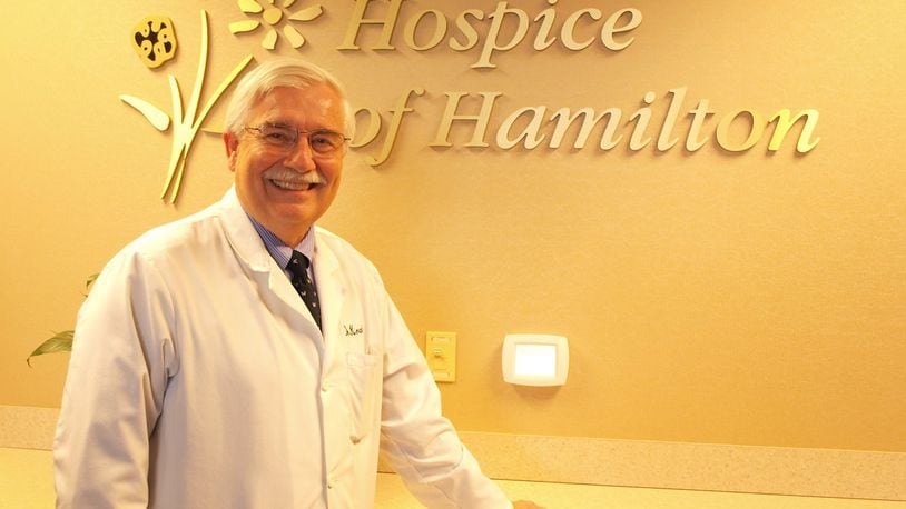 Dr. William Krall, a Hamilton native with a private practice in Fairfield, helped start the Hospice of Cincinnati location in a former factory on the West Side of Hamilton.
