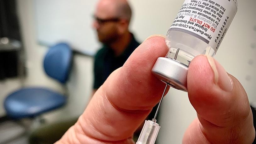 The Clark County Combined Health District has COVID-19 vaccine on hand. MARSHALL GORBY\STAFF