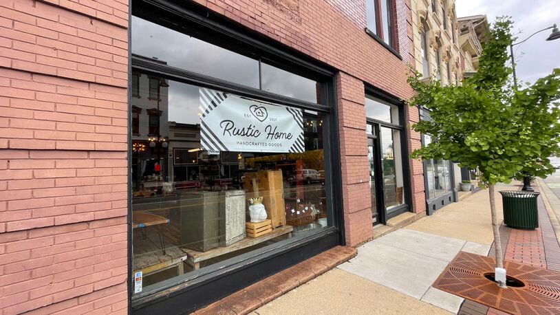 Rustic Home on Main Street in downtown Hamilton announced the store would close its doors in a few weeks. Pictured is the store front on June 7, 2022. MICHAEL D. PITMAN/STAFF