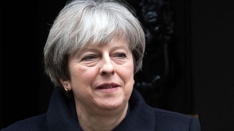 British Prime Minister Theresa May said there would be no hard border between Northern Ireland and Ireland