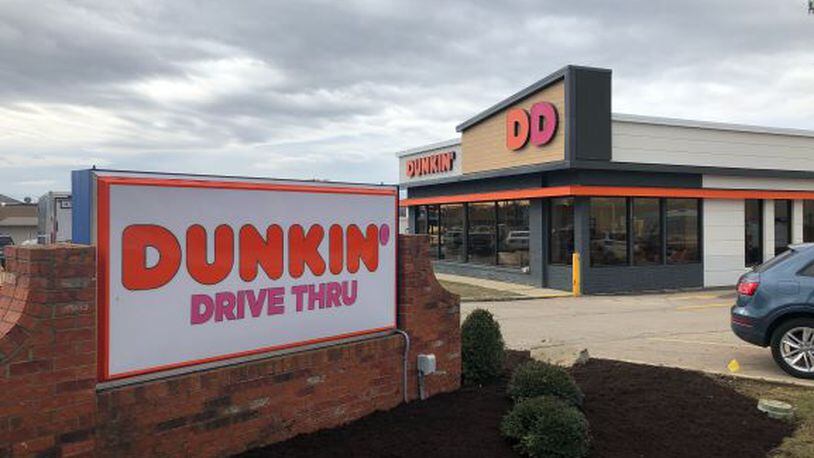 This Dunkin' Donuts store on Far Hills Avenue north of Whipp Road in Washington Twp. hosted its grand opening in January 2019. Dunkin’ Donuts announced on July 30, 2020 that it will shut down 800 stores nationwide, but Dayton-area franchise owner Pat Gilligan says is seeking to add more doughnut shops, and has no plans to close any of his southwest Ohio locations. MARK FISHER/STAFF