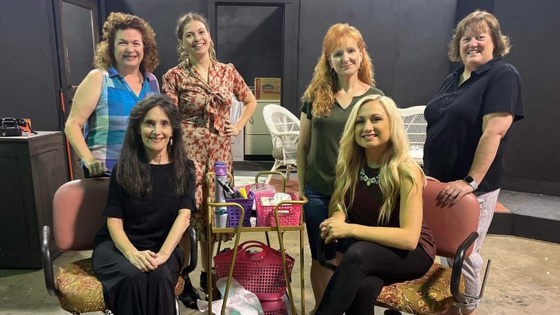 "Steel Magnolias" will be performed by Greater Hamilton Civic Theatre this weekend. Pictured here is the cast in its rehearsal space. CONTRIBUTED